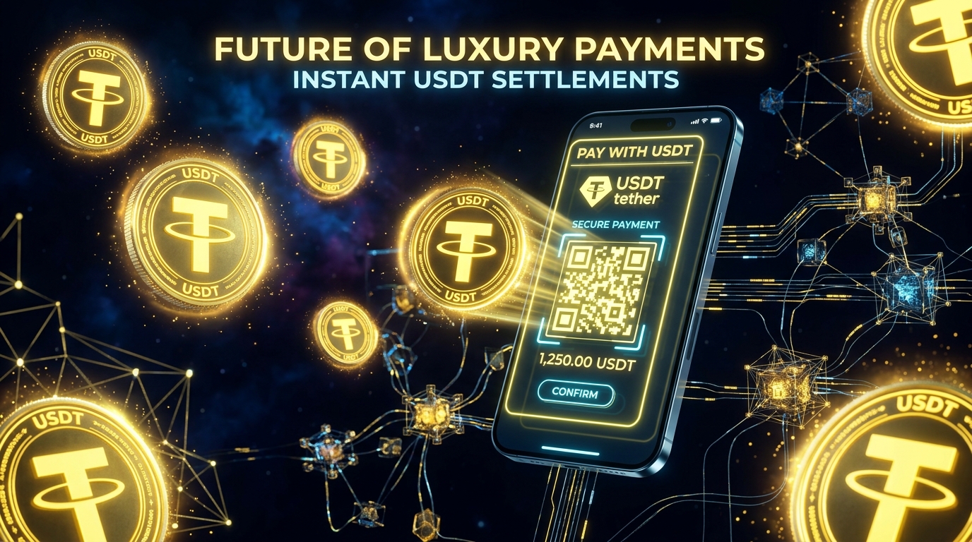 FastUSDT Pay 3D Crypto Poster